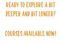 ready to explore a bit deeper and bit longer? Deco 40, 50 & 60 Courses available now! 